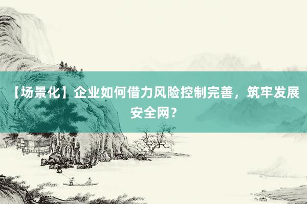【场景化】企业如何借力风险控制完善，筑牢发展安全网？