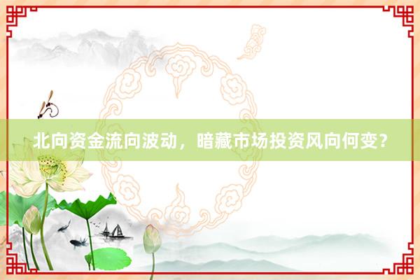 北向资金流向波动,暗藏市场投资风向何变?